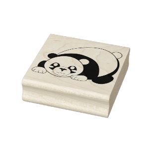 Panda Bear Rubber Stamp