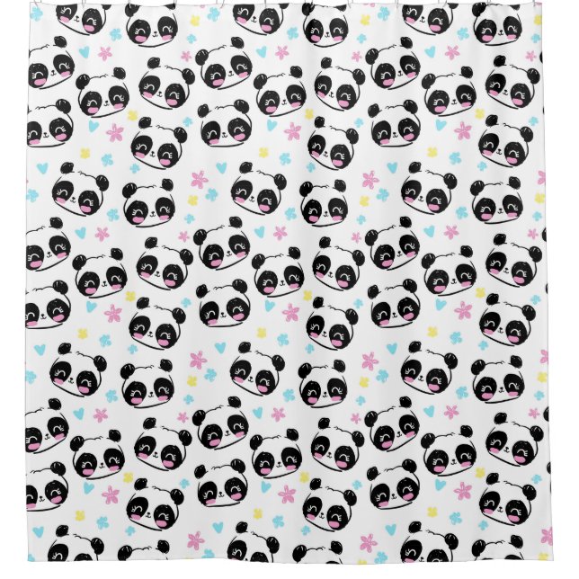 Panda Bear Shower Curtain (Front)