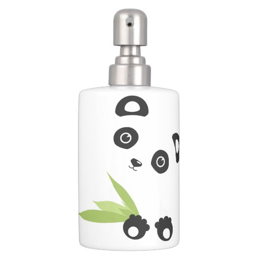 Panda Bear Soap Dispenser & Toothbrush Holder (Front)