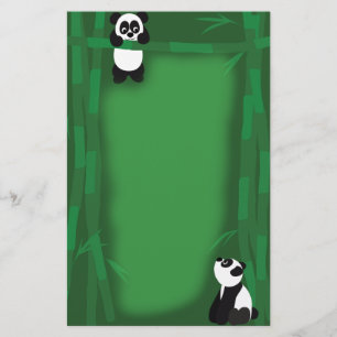 Panda Bear Stationary Stationery