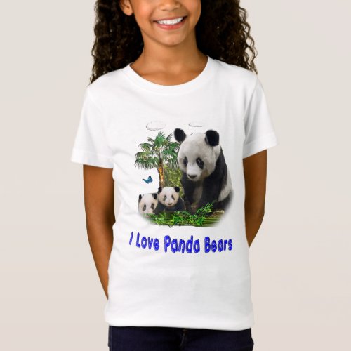 Panda Bear t_shirts