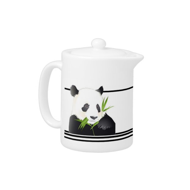Panda Bear Teapot (Left)