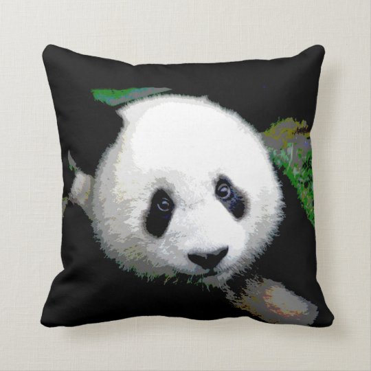 Panda Bear Throw Pillow | Zazzle.com