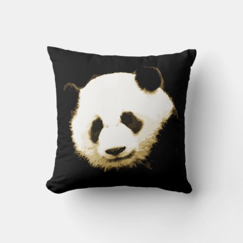 Panda Bear Throw Pillow