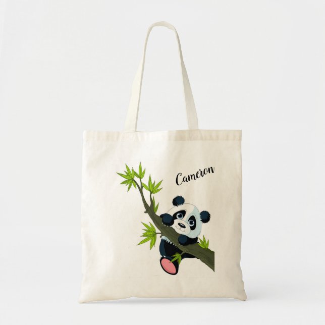 Panda Bear Tote Bag (Front)