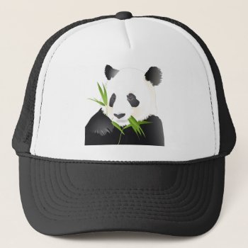 Panda Bear Trucker Hat by bonfireanimals at Zazzle