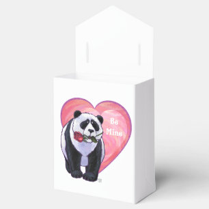 Panda Bear Valentine's Day Favor Boxes