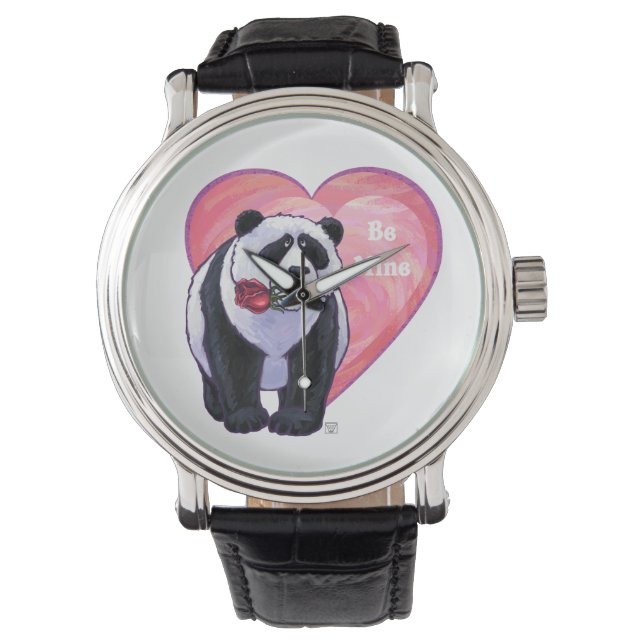Panda Bear Valentine's Day Watch (Front)