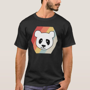 Panda Bear Vintage Animal Retro Animals Panda T-Shirt