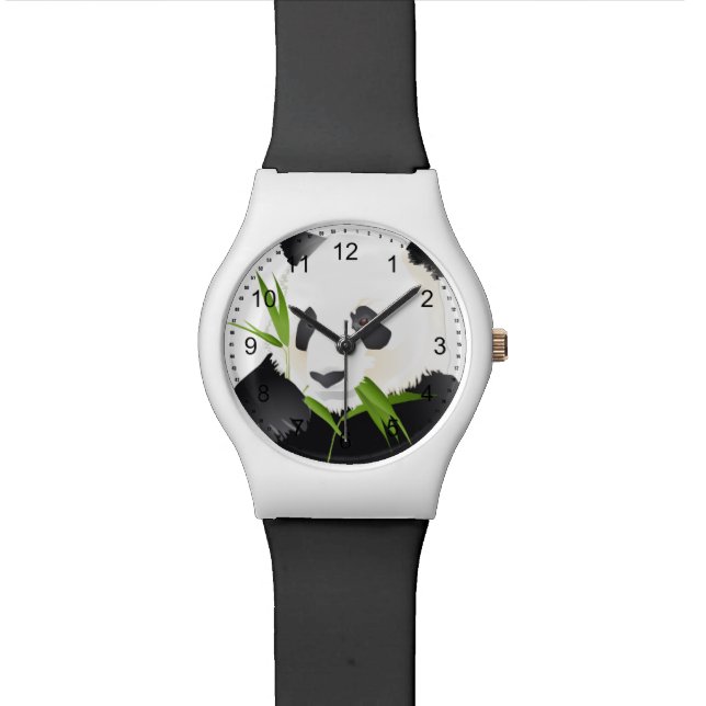 Panda Bear Wrist Watch (Close Up)