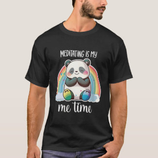 Panda Bear Yoga Meditating Panda Meditation T-Shirt