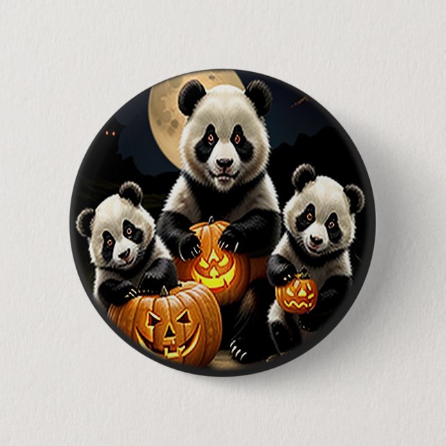 Panda Bears Button (Front)