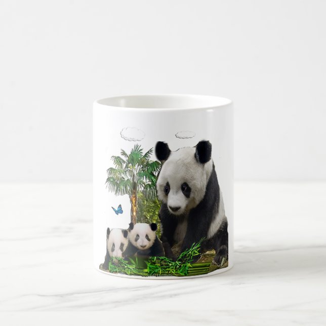 Panda bears color morph mug  (Center)