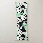 Panda Bears Design Cute Body Pillow (Front Vertical)
