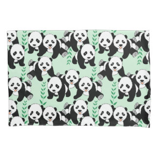 Panda Bears Design Pillowcase
