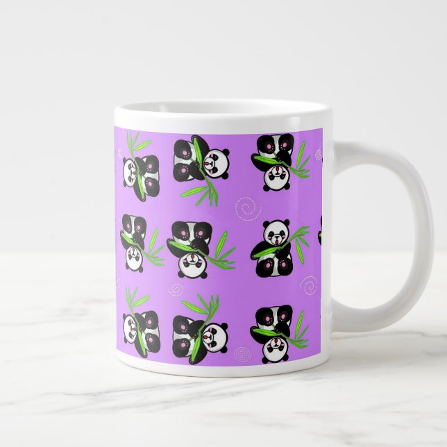 Panda Bears Giant Coffee Mug (Right)