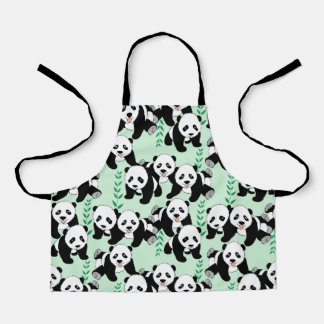 Panda Bears Graphic Apron