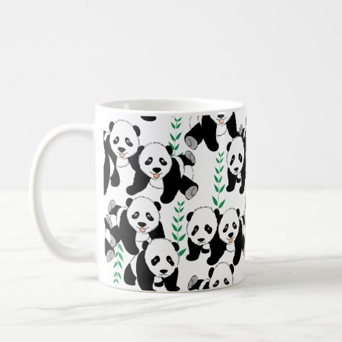 Panda Bears Graphic Coffee Mug