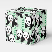 Panda Bears Graphic Favor Boxes (Front Side)
