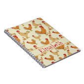 Panda Bears Graphic Pattern to Personalize Notebook (Right Side)