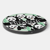 Panda Bears Graphic Pattern to Personalize Wireless Charger (Front 2)