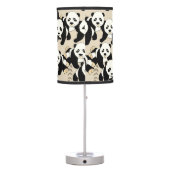 Panda Bears Graphic Table Lamp (Back)