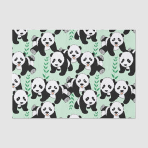 Panda Bears Graphic Tissue Paper