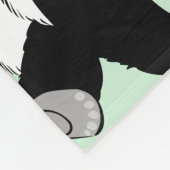 Panda Bears Graphic to Personalize Fleece Blanket (Corner)