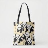Panda Bears Graphic Tote Bag (Front)