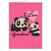 Panda Bears I Love Grandma (Front)