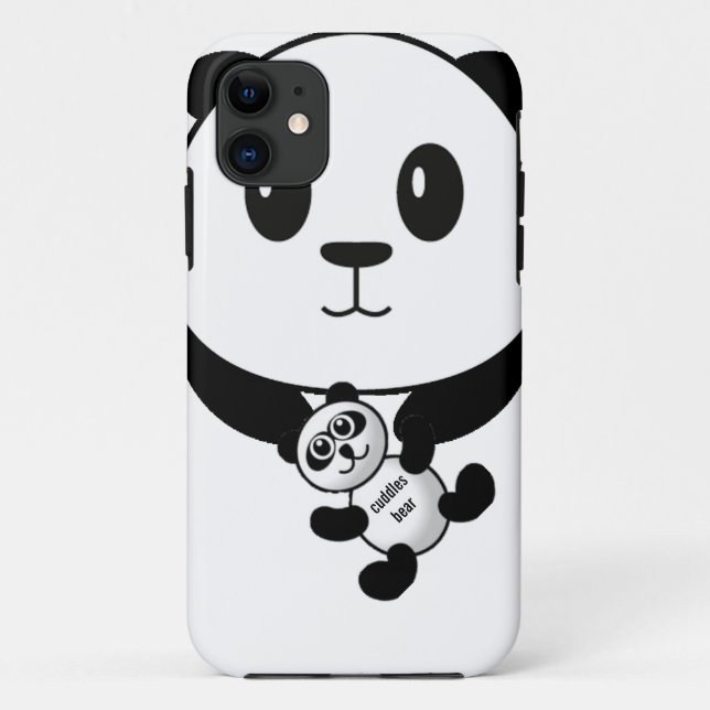 panda bears iphone case (Back)