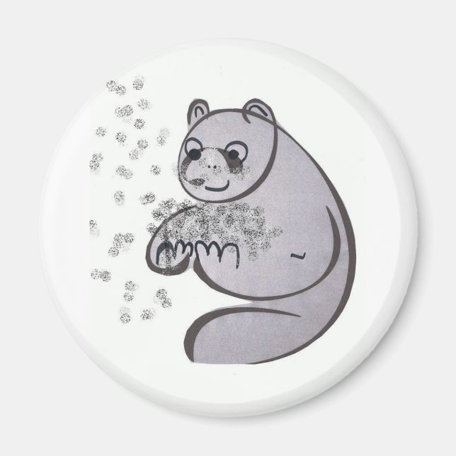 Panda Bears Magnet (Front)