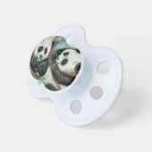 Panda Bears on a Baby Pacifier (Front Right)
