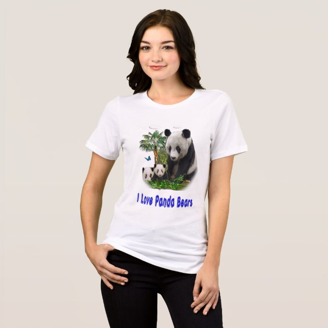 Panda bears t-shirts (Front Full)