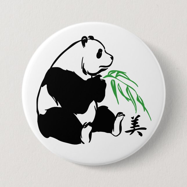 Panda Beauty Button (Front)