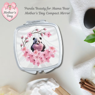 Panda Beauty for Mama Bear Mother's Day Mirror