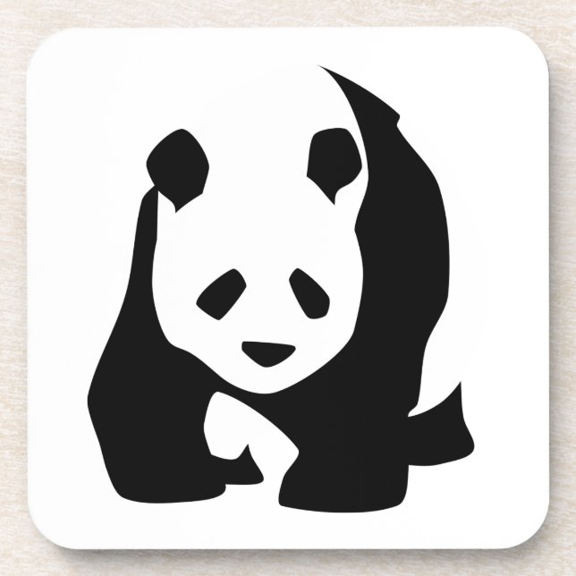 Panda Beverage Coaster (Front)