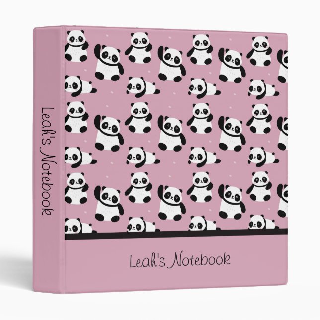 Panda Binder (Front/Spine)