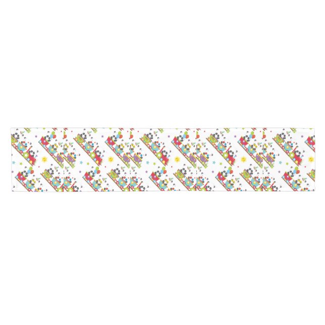 PANDA-BIRTHDAY-02 SHORT TABLE RUNNER (Horizontal)