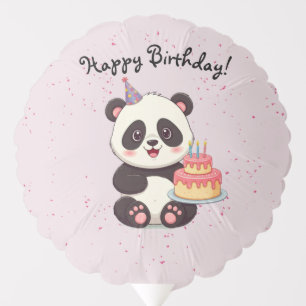 Panda Birthday Balloon