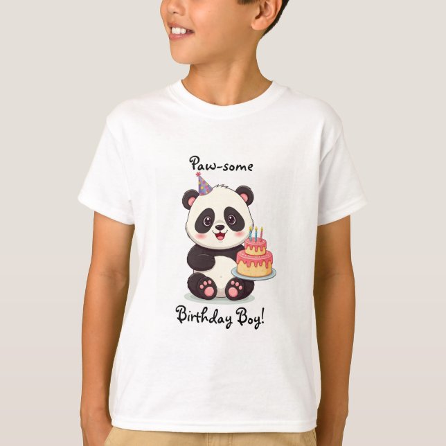 Panda Birthday Boy Shirt (Front)