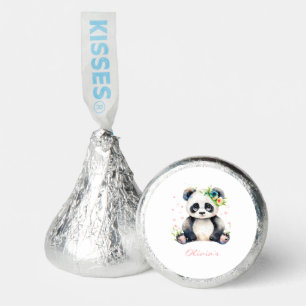 Panda Birthday Invitation, Panda Girl Birthday  Hershey®'s Kisses®