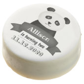 Panda Birthday Party Chocolate Covered Oreo (Angled)