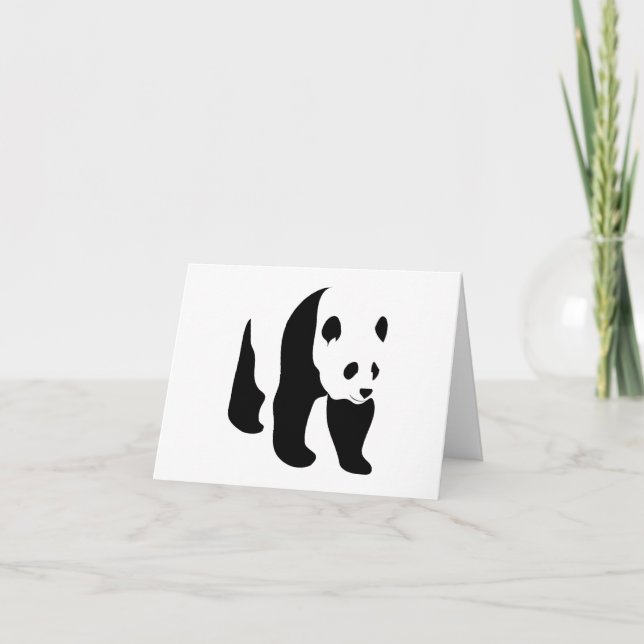 Panda Blank Note Card (Front)