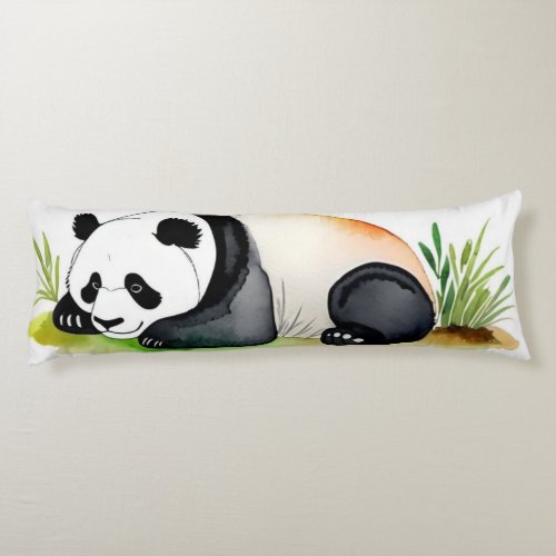 Panda body pillow