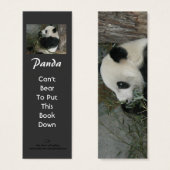 Panda Bookmark (Front & Back)