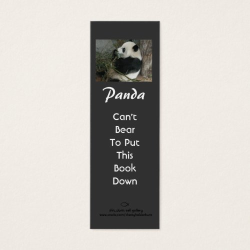 Panda Bookmark Business Cards
