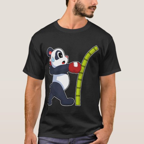 Panda Boxer Boxing gloves Boxing T_Shirt