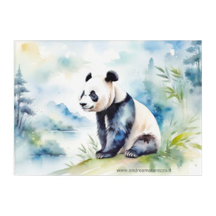 Panda brings good luck acrylic print