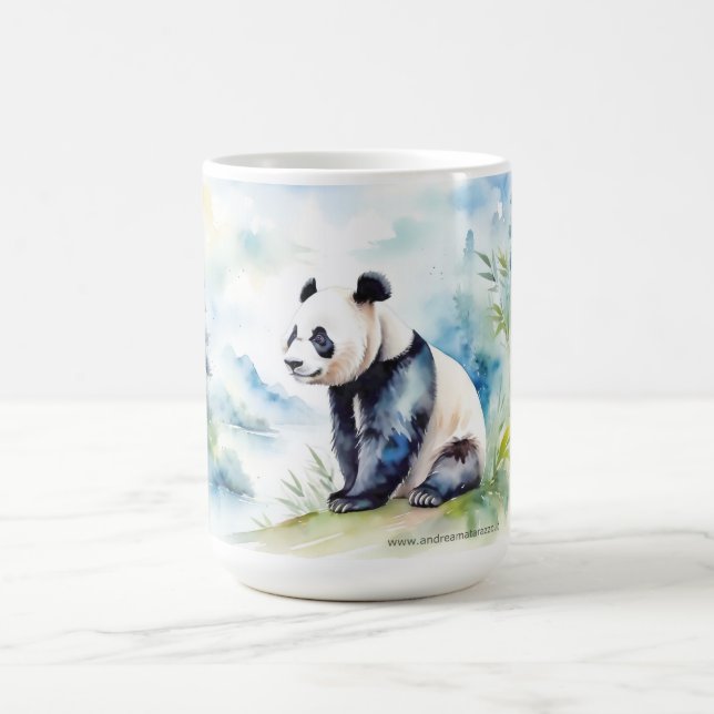 Panda brings good luck coffee mug (Center)